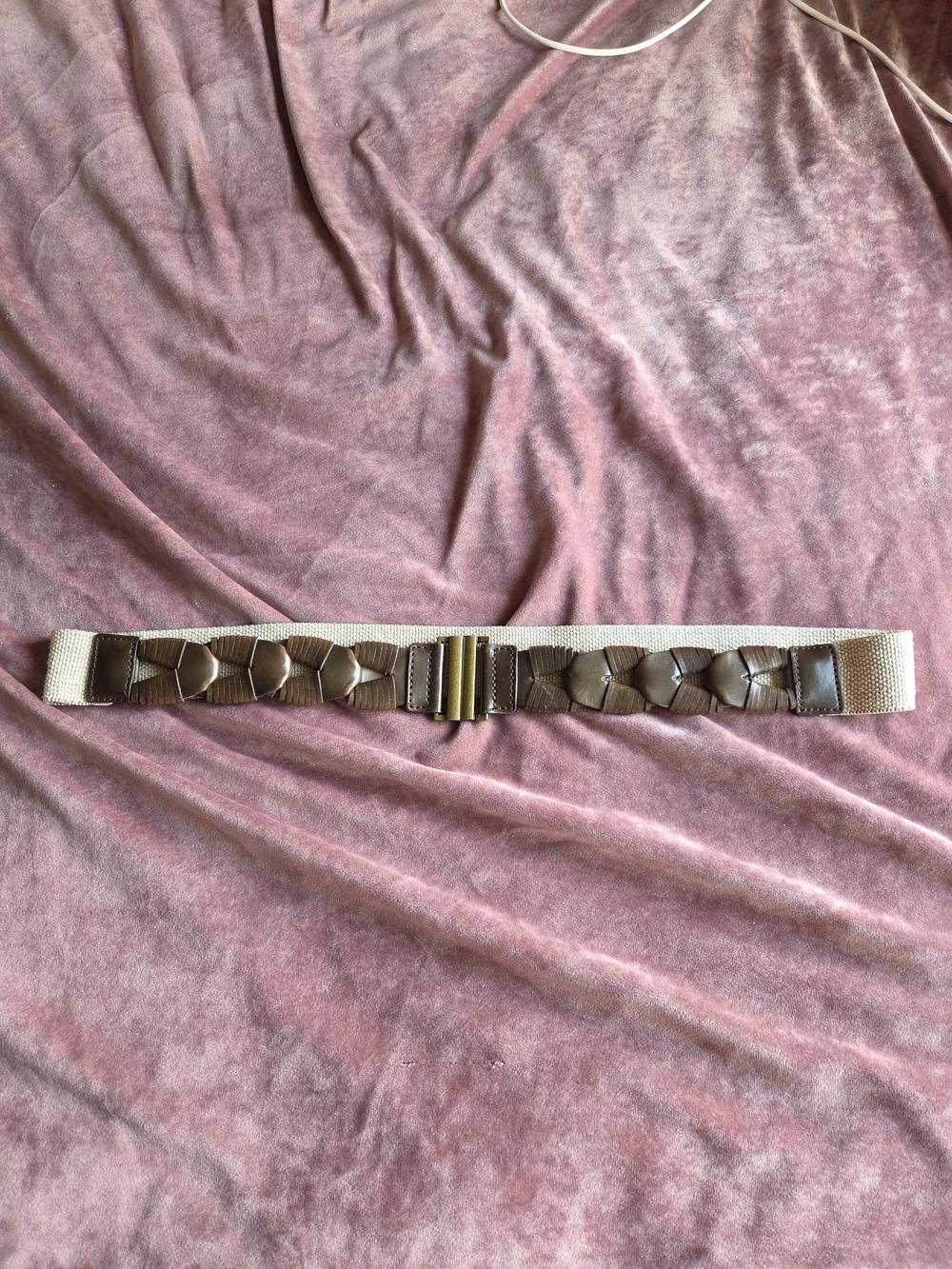Vintage Braided Belt - M/L 80s/90s